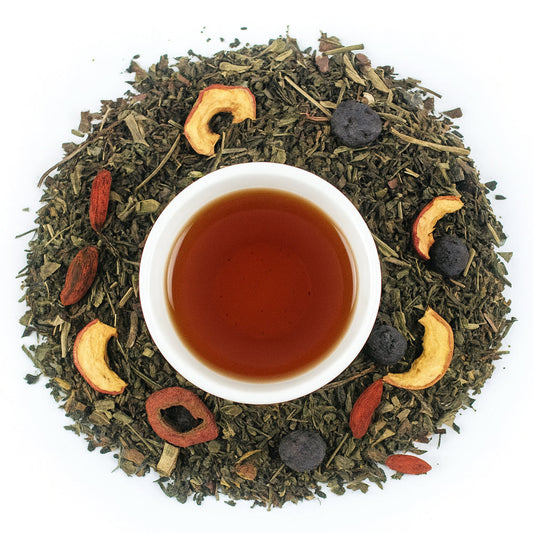 Berry Cooling Tea for Hot Flashes