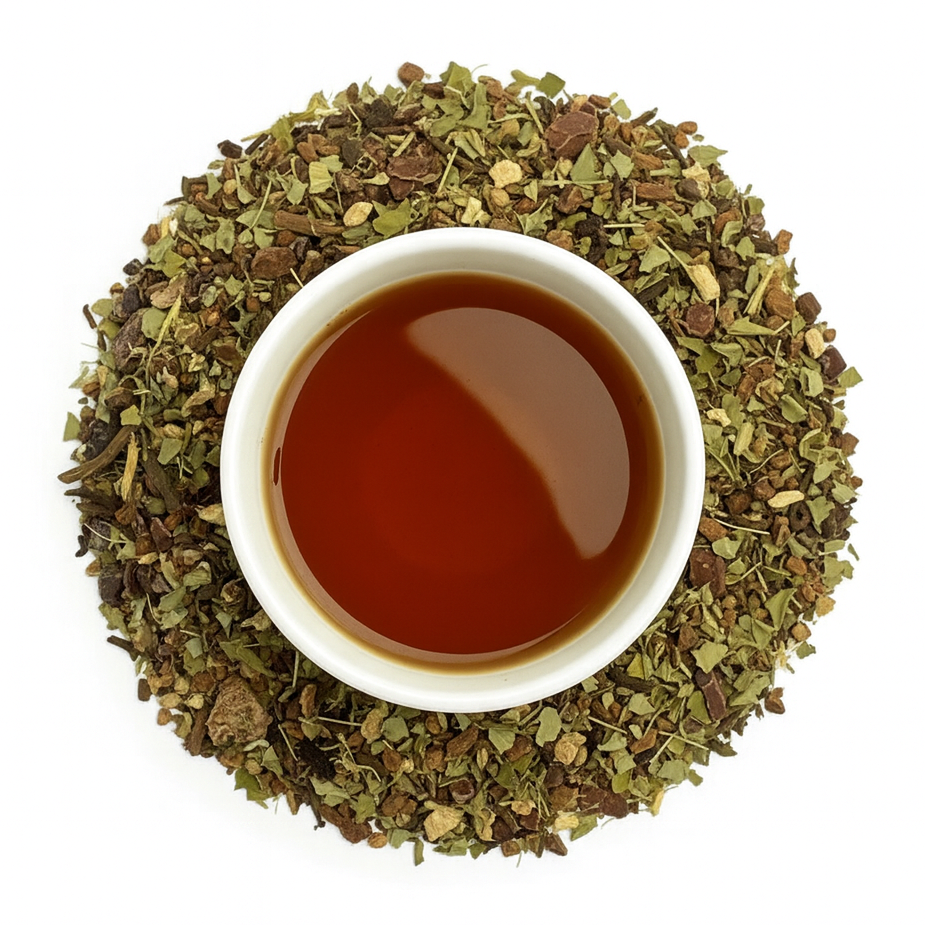 Gingerbread Herbal Tea for Digestion